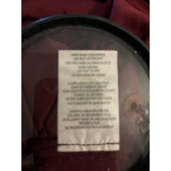 Xtraordinary Lace Maroon Mini Dress M Formal Special Occasion Cocktail Coquette - Picture 11 of 11